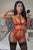 Shut It Down 3 Piece Garter Set - Red
